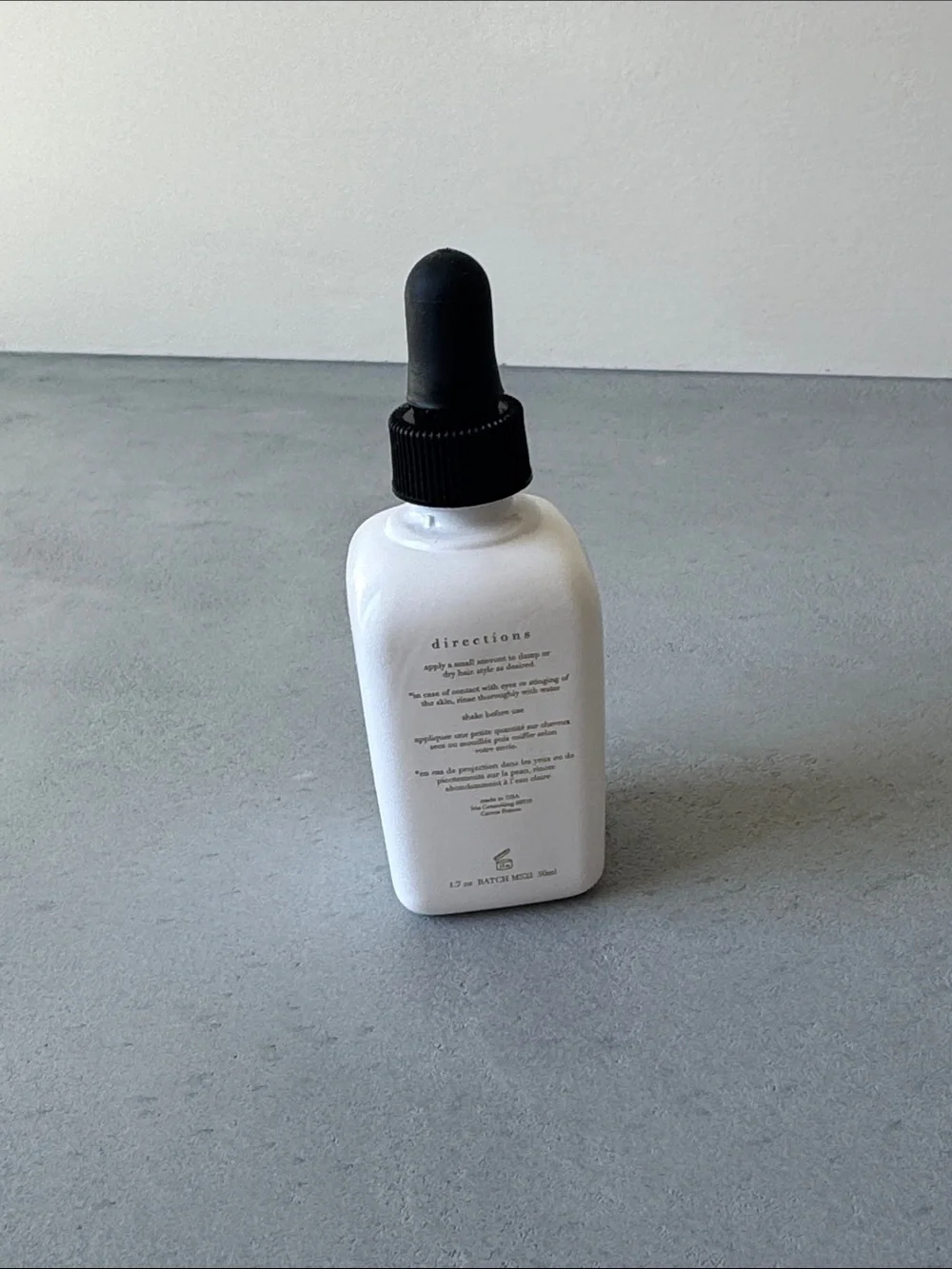 agent nateur & dara kaye hair (silk) peptides soft hydrating serum empty bottle